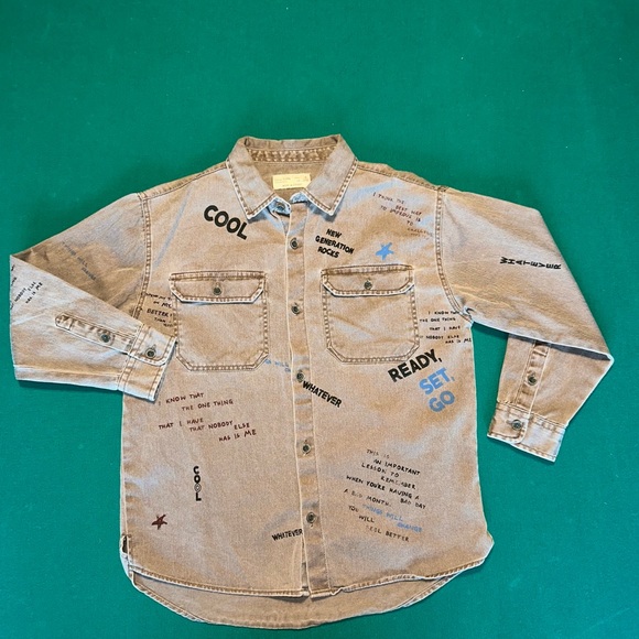 ZARA | TRENDY BOYS | BUTTON UP - Picture 1 of 3